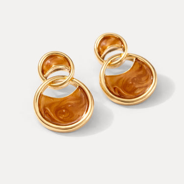 Infinity - Double Ring Earring