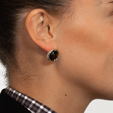 Tigery - Vintage-inspired Earrings