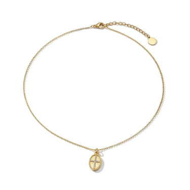 The White Cross Necklace