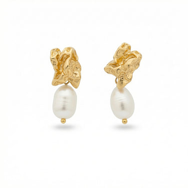 Flare Pearl - Pearl Drop Earrings