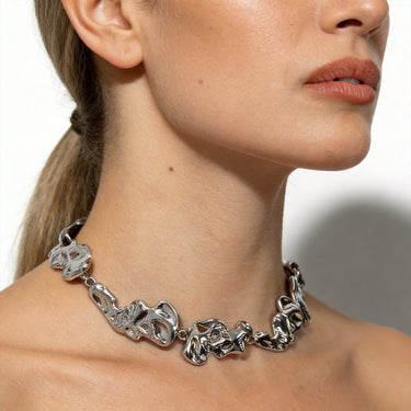 Hurricane Seawave Necklace - Silver